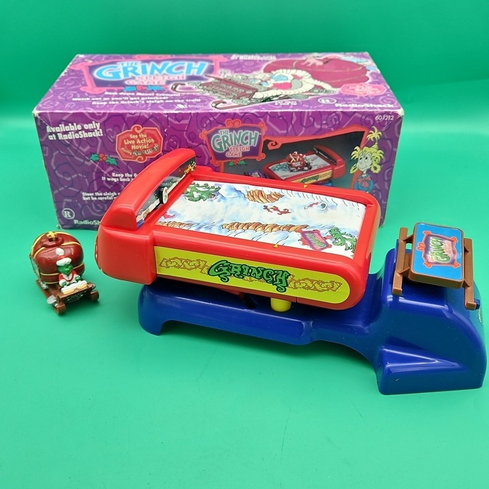 Vintage "The Grinch" Sleigh Game 2000 Radio Shack Exclusive‎ Dr. Seuss Tested